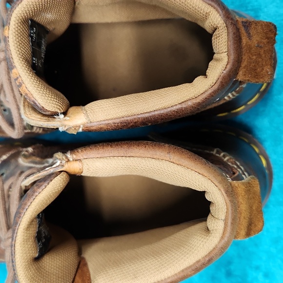 Dr. Martens Men's Brown Leather Nathan Boots Size 13M - Picture 10 of 11